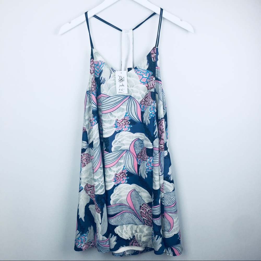 Floral Tropical Tunic Tank Dress